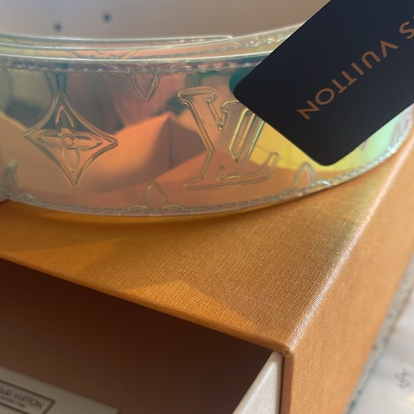 LOUIS VUITTON PRISM MONOGRAM BELT - Picture 7 of 8
